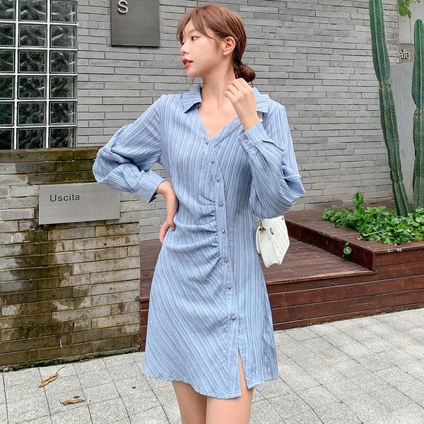 casual dresses hebe&eos autumn elegant for women blue striped shirt dress femme v-neck long sleeve vestidos 2021, Black;gray
casual dresses hebe&eos autumn elegant for women blue striped shirt dress femme v-neck long sleeve vestidos 2021, Black;gray