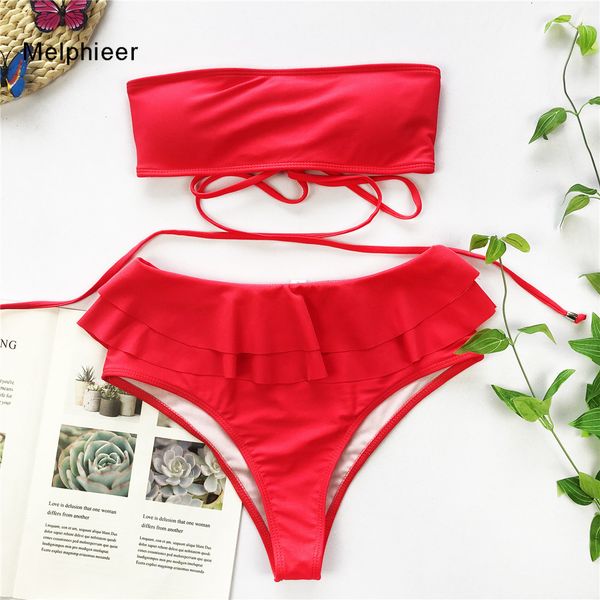 red ruffle bikini womens swimsuit 2021 bandeau high waist bikinis set summer beach swimwear lace up swimming suitsby air
red ruffle bikini womens swimsuit 2021 bandeau high waist bikinis set summer beach swimwear lace up swimming suitsby air