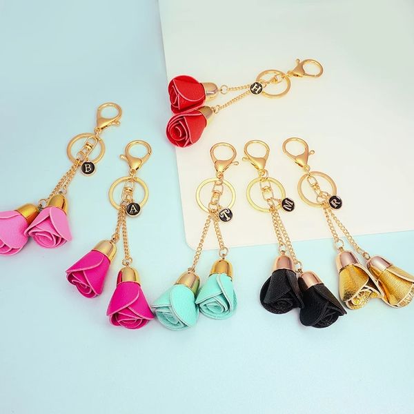 pu multi-color rose eternal flower letter key ring simple creative personality gift car key lady bag pendant accessories, Slivery;golden
pu multi-color rose eternal flower letter key ring simple creative personality gift car key lady bag pendant accessories, Slivery;golden