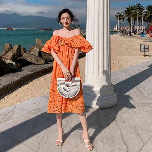 arrival fashion summer midi dress feminine stylish temperament off plied good beach, Black;gray
arrival fashion summer midi dress feminine stylish temperament off plied good beach, Black;gray