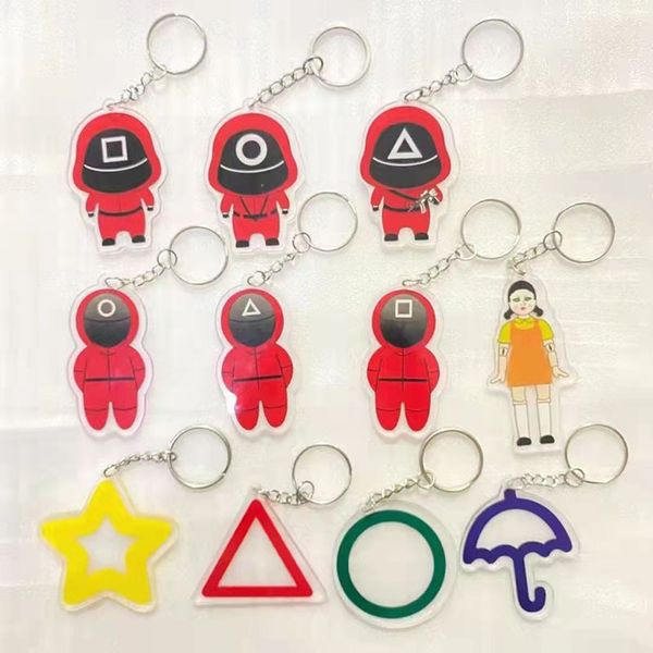squid key chain squid game masked horror red man acrylic pendant korea, Slivery;golden
squid key chain squid game masked horror red man acrylic pendant korea, Slivery;golden