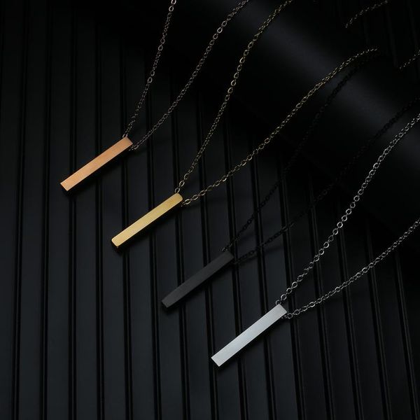 Stainless Steel Cuboid Necklace For 2021 Never Fade Women Men Pendant High Quality Fashion Accessories ST014 Necklaces, Silver
Stainless Steel Cuboid Necklace For 2021 Never Fade Women Men Pendant High Quality Fashion Accessories ST014 Necklaces, Silver