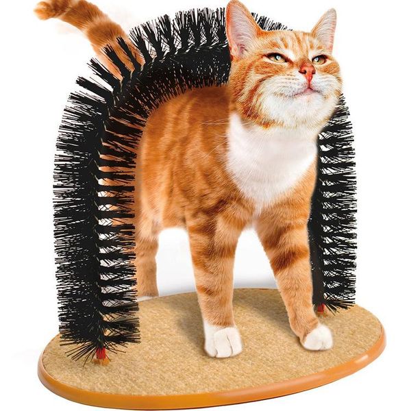 pet products good arch cat self groomer with round fleece base toy brush toys for pets scratching devices
pet products good arch cat self groomer with round fleece base toy brush toys for pets scratching devices