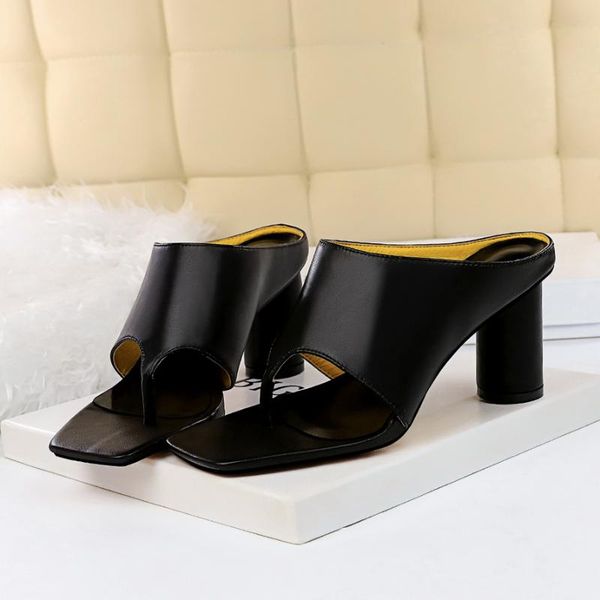 anance women's shoes summer faux leather casual 8cm high heel thick simple ladies sandals 2021 slippers, Black
anance women's shoes summer faux leather casual 8cm high heel thick simple ladies sandals 2021 slippers, Black