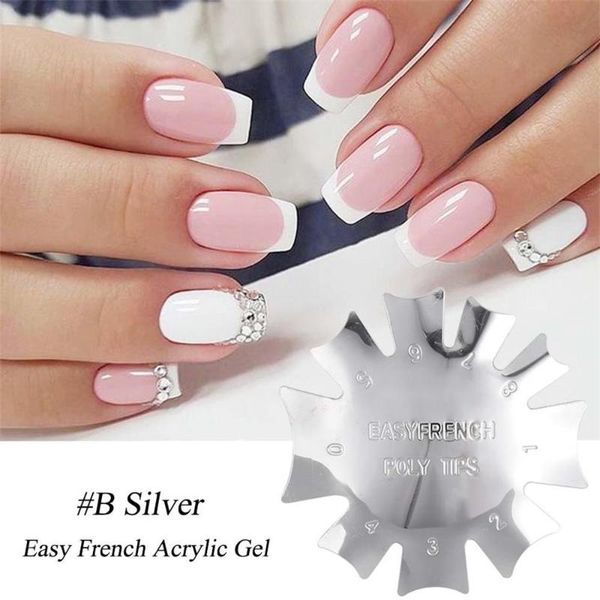 nail art kits 1 pc french edge cutter smile line metal trimmer multi-size tip mold guide manicure styling accessories
nail art kits 1 pc french edge cutter smile line metal trimmer multi-size tip mold guide manicure styling accessories