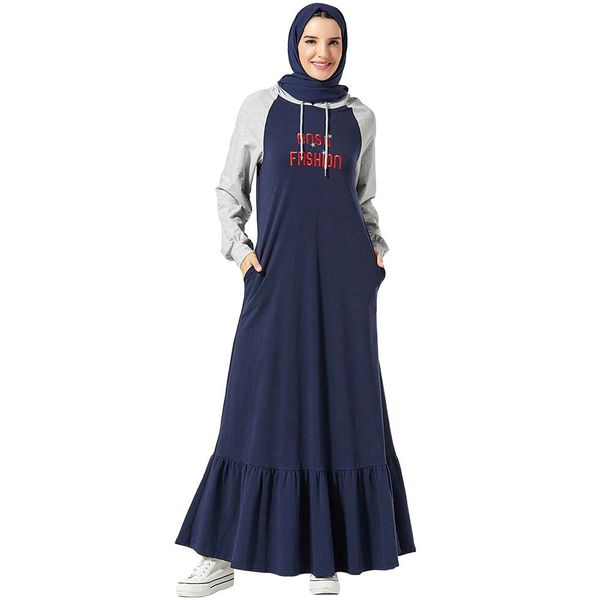 hooded trasuit long dress women muslim dubai turkey letter jogging a-line maxi dress sport wear side poets islamic clothing, Red
hooded trasuit long dress women muslim dubai turkey letter jogging a-line maxi dress sport wear side poets islamic clothing, Red