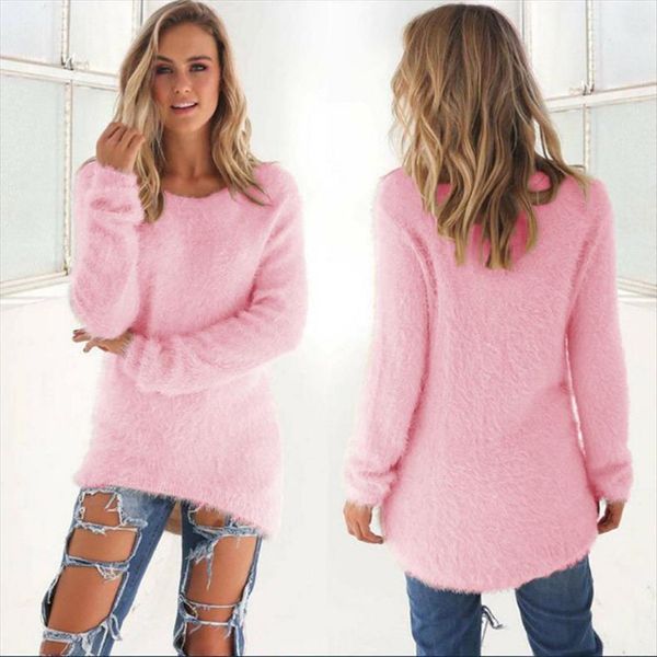womens long sleeve pullovers loose women sweaters fluffy fuzzy jumper casual solid color mohair tunic pullover baggy, White;black 
womens long sleeve pullovers loose women sweaters fluffy fuzzy jumper casual solid color mohair tunic pullover baggy, White;black