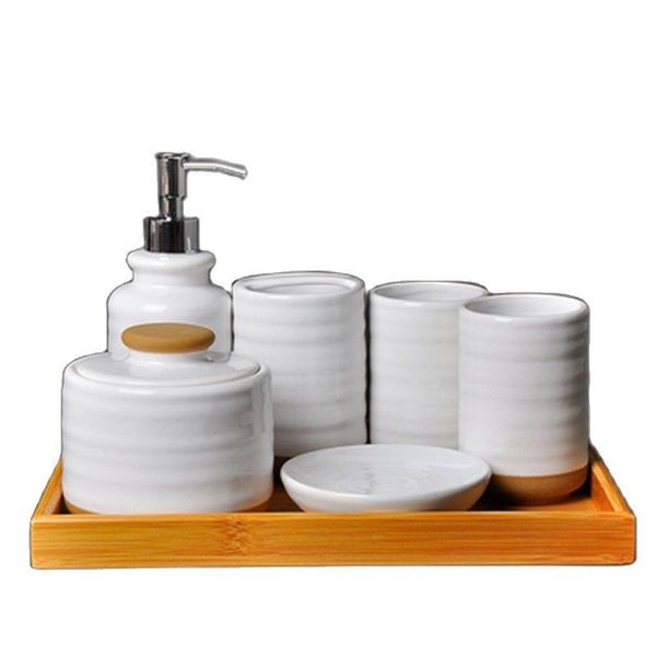 white ceramics cotton swab box, toothbrush holder, soap dish 4-7pcs/set bathroom kit brushing cup set supplies toilet s bath accessory
white ceramics cotton swab box, toothbrush holder, soap dish 4-7pcs/set bathroom kit brushing cup set supplies toilet s bath accessory