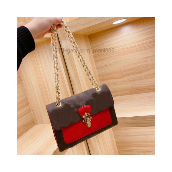 women design handbag sliding chain shoulder bag crossbody messenger bags patchwork color leather tote metal hasp flap bag walle
women design handbag sliding chain shoulder bag crossbody messenger bags patchwork color leather tote metal hasp flap bag walle