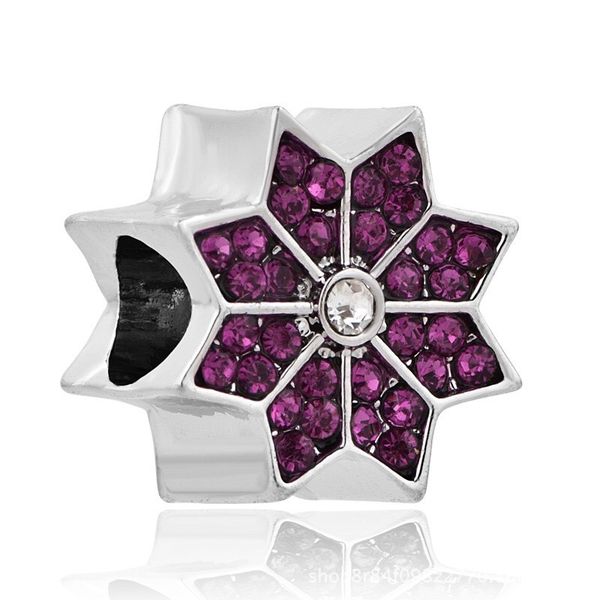 fits pandora original bracelets 20pcs silver snowflake purple crystal charms beads silver charms bead for women diy european necklace jewelr, Black
fits pandora original bracelets 20pcs silver snowflake purple crystal charms beads silver charms bead for women diy european necklace jewelr, Black