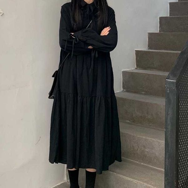 spring plus size dress casual female large size work lady office button elegant party es 210601, Black;gray
spring plus size dress casual female large size work lady office button elegant party es 210601, Black;gray