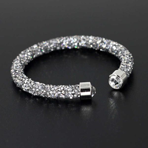 vonnor jewelry crystal bracelets bangles for women single circle bracelet female accessories dropshipping q0719, Black
vonnor jewelry crystal bracelets bangles for women single circle bracelet female accessories dropshipping q0719, Black
