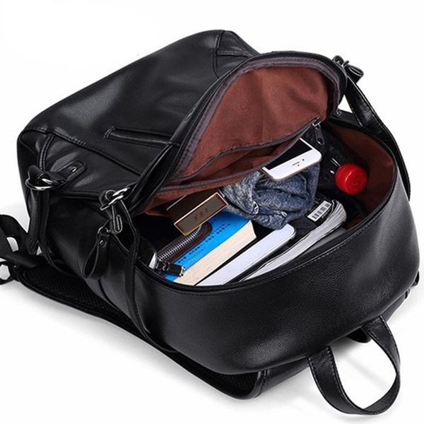 high capacity waterproof pu leather bag with usb charging port computer outdoor bags women men travel sports
high capacity waterproof pu leather bag with usb charging port computer outdoor bags women men travel sports