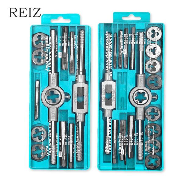 hand tools reiz 12/20pcs tap & die set m3-m12 metric tapping manual screw threading tool anti-slip handle industrial grade kit
hand tools reiz 12/20pcs tap & die set m3-m12 metric tapping manual screw threading tool anti-slip handle industrial grade kit
