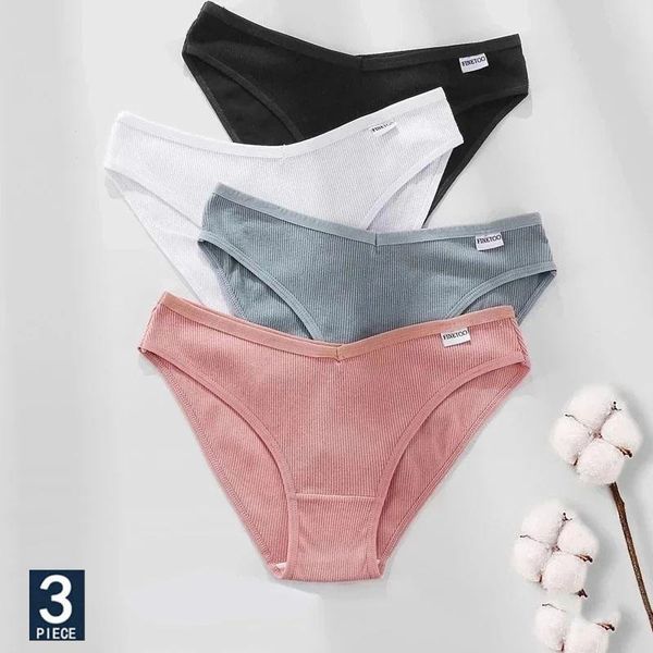 women's panties 3pcs/set cotton briefs female underpants v waist brief underwear plus size pantys lingerie -4xl, Black;pink
women's panties 3pcs/set cotton briefs female underpants v waist brief underwear plus size pantys lingerie -4xl, Black;pink