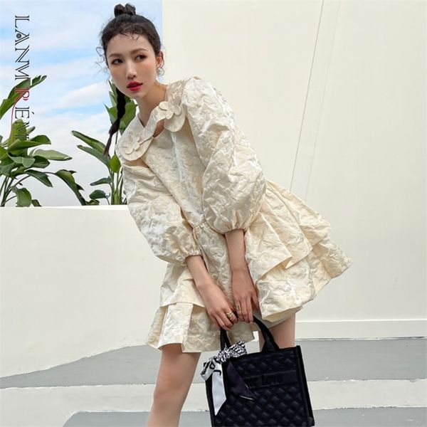 spring female peter pan collar dress flower puffy sleeve double-layer women large size streetwear clothes 2a8021 210526, Black;gray
spring female peter pan collar dress flower puffy sleeve double-layer women large size streetwear clothes 2a8021 210526, Black;gray