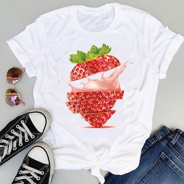 strawberry kawaii fruit cartoon womens t shirt short sleeve graphic summer fashion print female clothes tees, White
strawberry kawaii fruit cartoon womens t shirt short sleeve graphic summer fashion print female clothes tees, White