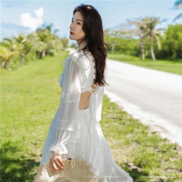 casual dresses designer white dress women elegant 2021 vacation bohemian long sleeve backless hollow out cross lace v-neck summer, Black;gray
casual dresses designer white dress women elegant 2021 vacation bohemian long sleeve backless hollow out cross lace v-neck summer, Black;gray