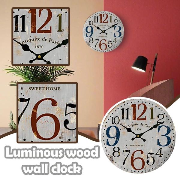 wall clocks retro nostalgic clock creative decoration bedroom fashion quartz removable art decal sticker
wall clocks retro nostalgic clock creative decoration bedroom fashion quartz removable art decal sticker