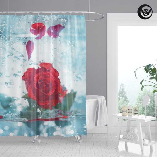 shower curtains wholesale printing red rose fabric kids bathroom curtain, designers 3d vintage waterproof bath curtain liner/
shower curtains wholesale printing red rose fabric kids bathroom curtain, designers 3d vintage waterproof bath curtain liner/