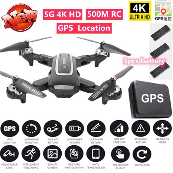 4k wifi fpv remote control rc drone gps positon location 500m distance quadrocopter with 3pcs battery drones
4k wifi fpv remote control rc drone gps positon location 500m distance quadrocopter with 3pcs battery drones