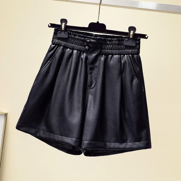 women's shorts black pu wide leg plus large size oversize korean style fashion autumn clothing 2021 casual high waist female, White;black
women's shorts black pu wide leg plus large size oversize korean style fashion autumn clothing 2021 casual high waist female, White;black