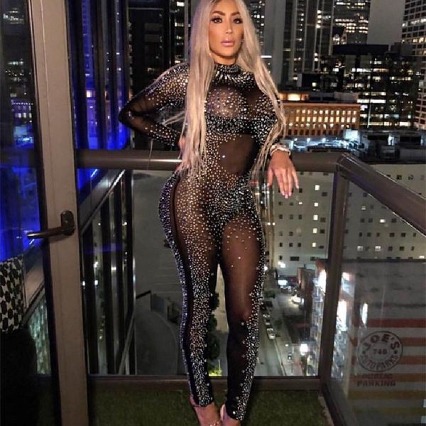 celebrity black fashion crystal hollow out long sleeve jumpsuit evening party women's jumpsuits & rompers, Black;white
celebrity black fashion crystal hollow out long sleeve jumpsuit evening party women's jumpsuits & rompers, Black;white