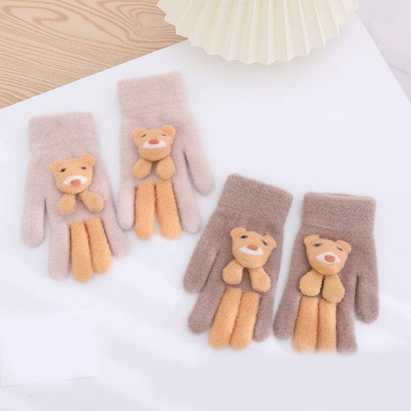 five fingers gloves three-dimensional bear cartoon warm plus velvet mittens cute finger for girl decorative two-color, Blue;gray
five fingers gloves three-dimensional bear cartoon warm plus velvet mittens cute finger for girl decorative two-color, Blue;gray