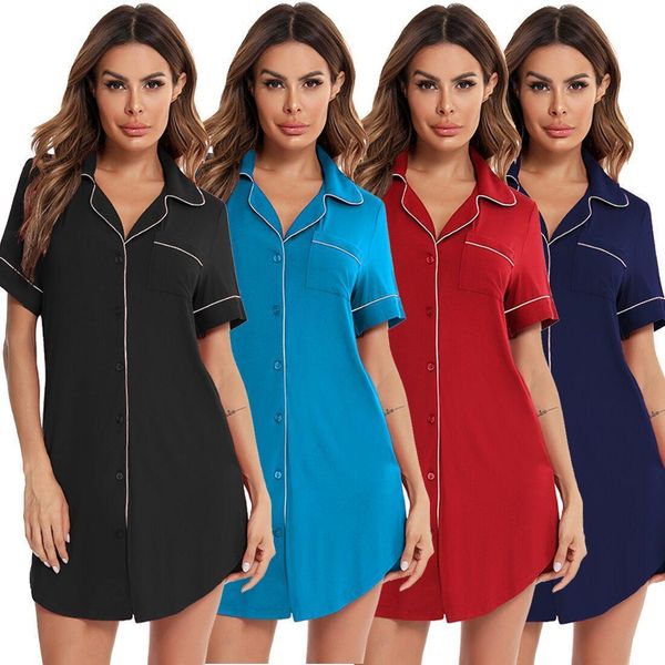 lingerie nightgowns large womens sleepwears size night robe sets dress short sleeve boyfriend style nightdress nightwear nightshirt pijama, Black;red
lingerie nightgowns large womens sleepwears size night robe sets dress short sleeve boyfriend style nightdress nightwear nightshirt pijama, Black;red