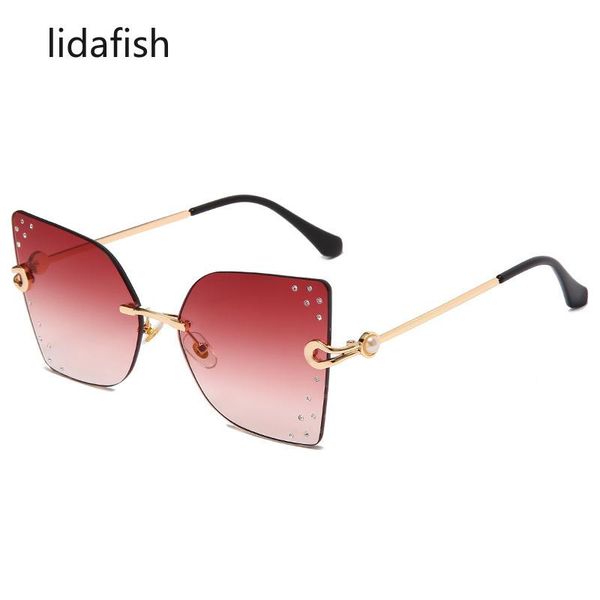 sunglasses lidafish fashion rimless irregular women men trend ocean water gradient lenses elegant temperament ladies, White;black
sunglasses lidafish fashion rimless irregular women men trend ocean water gradient lenses elegant temperament ladies, White;black