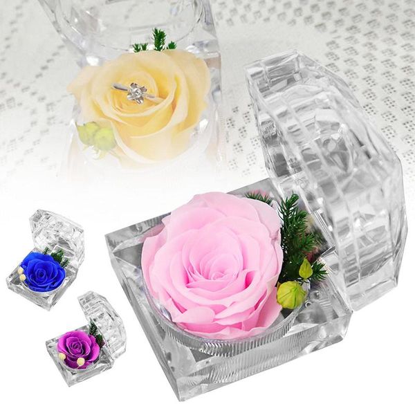 gift wrap attractive practical convenient multifunctional preserved rose flower ring box wedding engagement jewelry display holder
gift wrap attractive practical convenient multifunctional preserved rose flower ring box wedding engagement jewelry display holder
