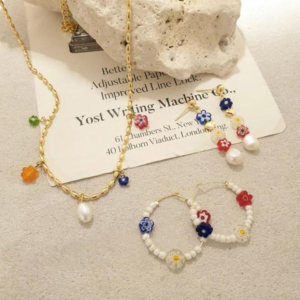 hoop & huggie mengjiqiao fashion cute acrylic colorful flower beads earrings for women girls simple circle boucle d'oreille jewery gift, Golden;silver
hoop & huggie mengjiqiao fashion cute acrylic colorful flower beads earrings for women girls simple circle boucle d'oreille jewery gift, Golden;silver