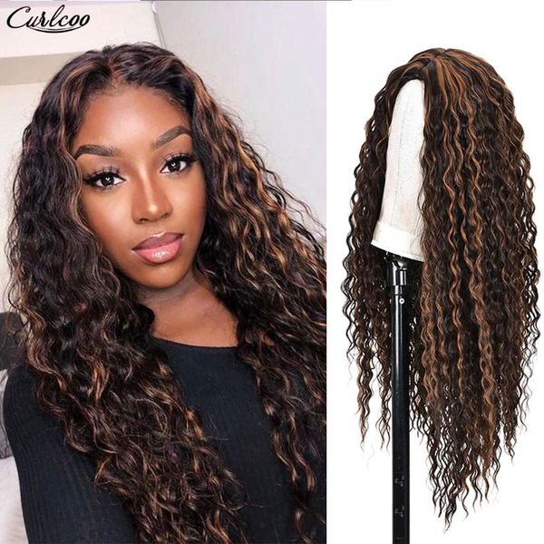 synthetic wigs kinky curly wig 26inch long hair omber cosplay glueless water wave high temperature for black women
synthetic wigs kinky curly wig 26inch long hair omber cosplay glueless water wave high temperature for black women