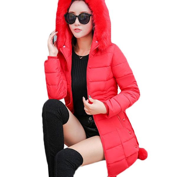 women's trench coats 2021 winter down cotton jacket women korean long fur collar hooded plus size warm coat e042, Tan;black
women's trench coats 2021 winter down cotton jacket women korean long fur collar hooded plus size warm coat e042, Tan;black