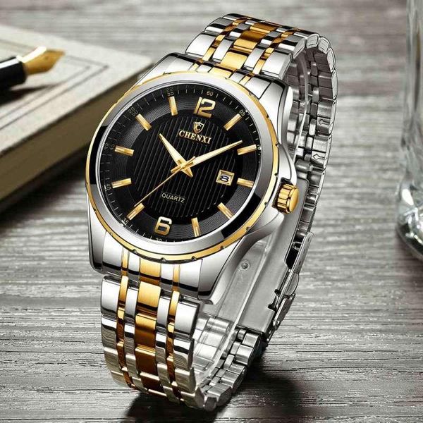 wristwatches chenxi luxury men watch gentleman gold watches waterproof quartz wristwatch stainless steel relogio masculino, Slivery;brown
wristwatches chenxi luxury men watch gentleman gold watches waterproof quartz wristwatch stainless steel relogio masculino, Slivery;brown