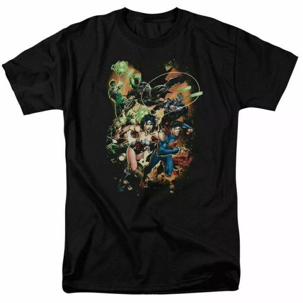 justice league battle ready t shirt licensed comic book tee black, White;black
justice league battle ready t shirt licensed comic book tee black, White;black
