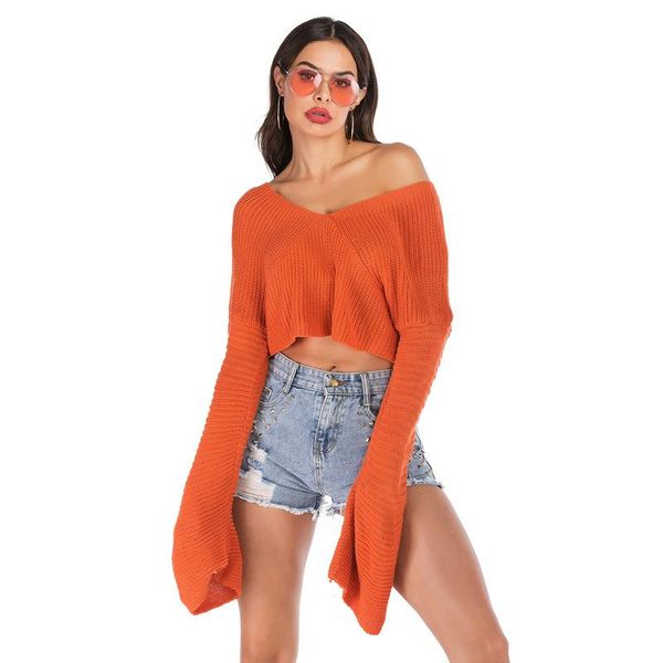 women's sweaters iolpr 2021 v neck solid women pullovers loose knitted autumn winter clothing casual plus size dropshopping, White;black
women's sweaters iolpr 2021 v neck solid women pullovers loose knitted autumn winter clothing casual plus size dropshopping, White;black