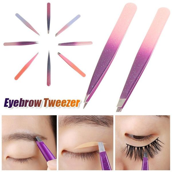 eyebrow tools & stencils makeup professional eyelash tweezers tweezer stainless steel gradient color extension fan lash
eyebrow tools & stencils makeup professional eyelash tweezers tweezer stainless steel gradient color extension fan lash