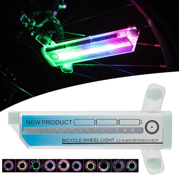 colorful bicycle wheel signal lights waterproof spoke light led bike safety warning
colorful bicycle wheel signal lights waterproof spoke light led bike safety warning