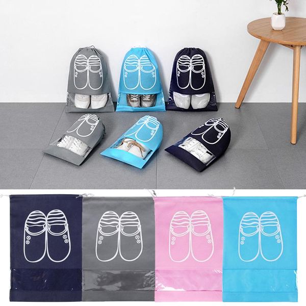 storage bags shoes waterproof travel bag thickened beam mouth dustproof shoe solid color
storage bags shoes waterproof travel bag thickened beam mouth dustproof shoe solid color