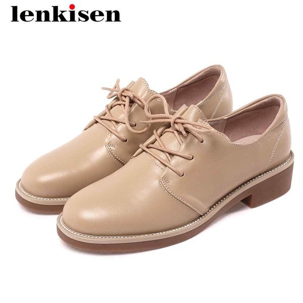 dress shoes lenkisen full grain leather cross-tied british design round toe thick med heel lace up office lady women pumps l32, Black
dress shoes lenkisen full grain leather cross-tied british design round toe thick med heel lace up office lady women pumps l32, Black