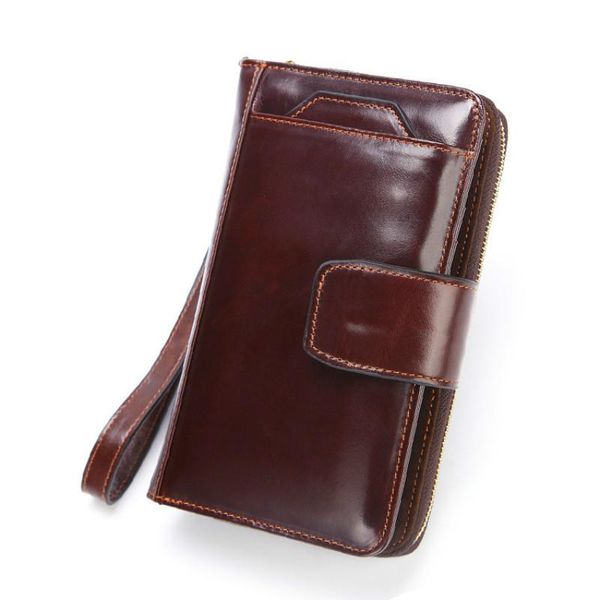 wallets genuine leather men vintage male wallet long clutch bags casual mens with phone pocket man purse wrist, Red;black
wallets genuine leather men vintage male wallet long clutch bags casual mens with phone pocket man purse wrist, Red;black