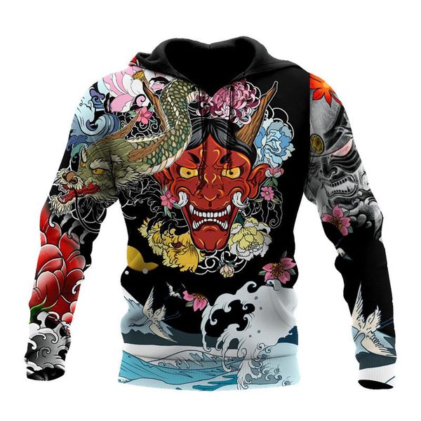 men's hoodies & sweatshirts samurai oni mask tattoo 3d printing fall fashion hoodie sweatshirt street casual zipper cosplay style s-5, Black
men's hoodies & sweatshirts samurai oni mask tattoo 3d printing fall fashion hoodie sweatshirt street casual zipper cosplay style s-5, Black