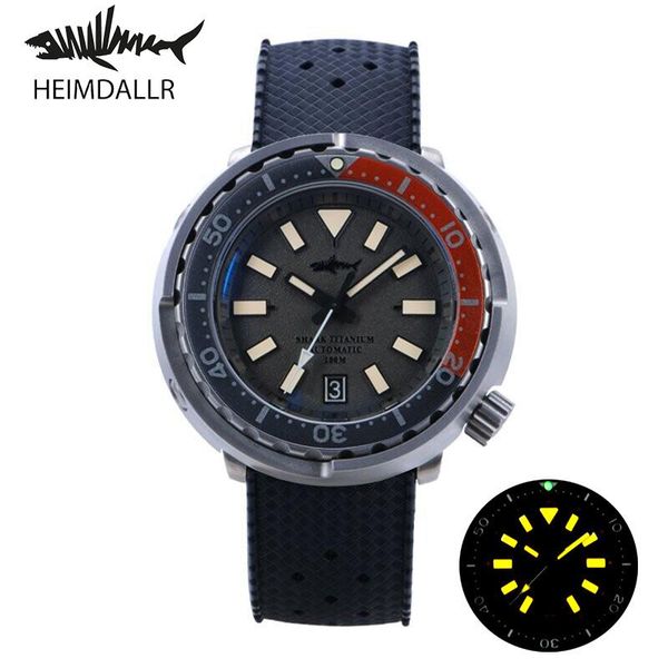 wristwatches heimdallr tuna can diver watch grey texture dial titanium case sapphire luminous nh35 mechanical movement 20bar waterproof, Slivery;brown
wristwatches heimdallr tuna can diver watch grey texture dial titanium case sapphire luminous nh35 mechanical movement 20bar waterproof, Slivery;brown