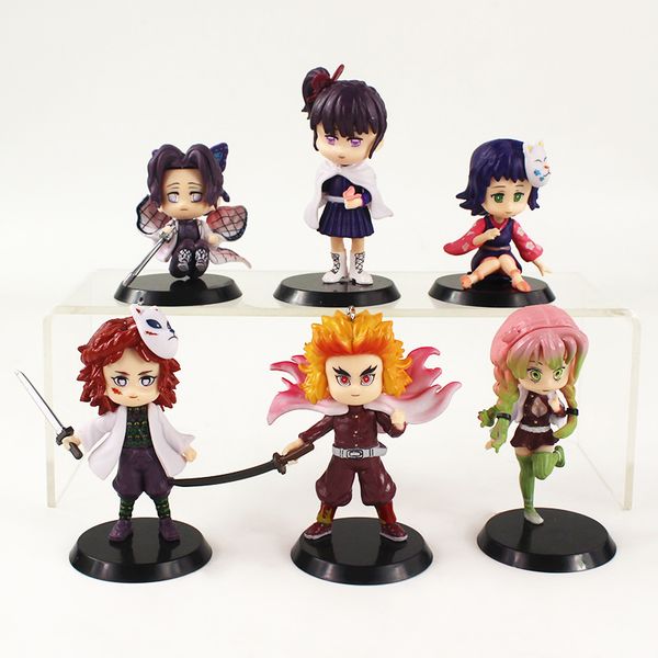 6pcs/set demon slayer action figures tsuyuri kanawo kochou shinobu rengoku kyoujurou kanroji mitsuri sabito model toy
6pcs/set demon slayer action figures tsuyuri kanawo kochou shinobu rengoku kyoujurou kanroji mitsuri sabito model toy