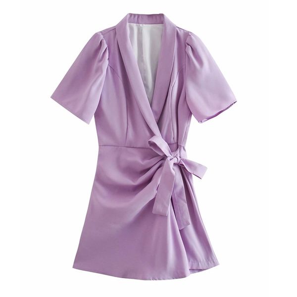 women summer solid mini blazer dress short sleeve notched collar side bow tie casual female elegant ol dresses clothes vestidos 210513, Black;gray
women summer solid mini blazer dress short sleeve notched collar side bow tie casual female elegant ol dresses clothes vestidos 210513, Black;gray