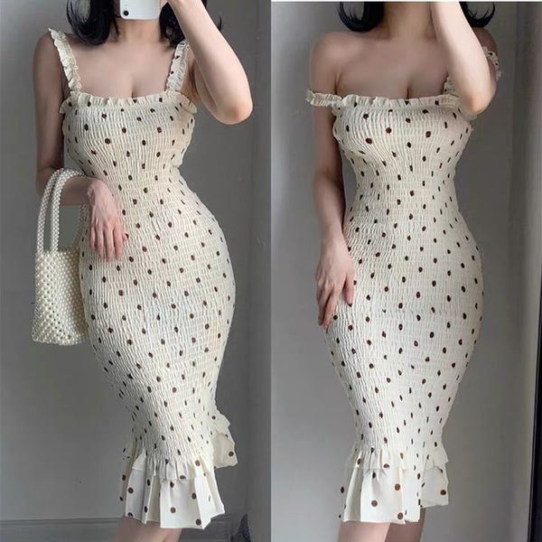 2021summer pastoral storm point strap dress strapless sleeveless slim waist waist fishtail dress midi dress chiffon, Black;gray
2021summer pastoral storm point strap dress strapless sleeveless slim waist waist fishtail dress midi dress chiffon, Black;gray