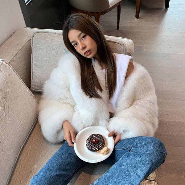 women's fur & faux winter fashion genuine jacket for women 2021 natural whole skin real coats female thick warm overcoats, Black
women's fur & faux winter fashion genuine jacket for women 2021 natural whole skin real coats female thick warm overcoats, Black