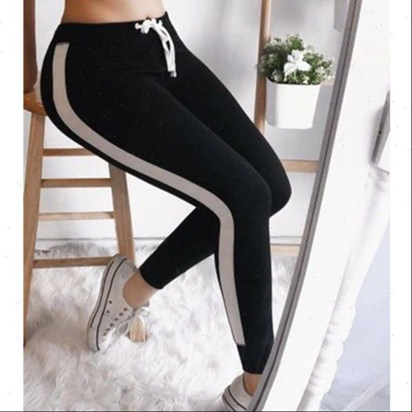 womens leggings elastic drawstring solid women waist sport running gym stretch sports long pants, Black 
womens leggings elastic drawstring solid women waist sport running gym stretch sports long pants, Black