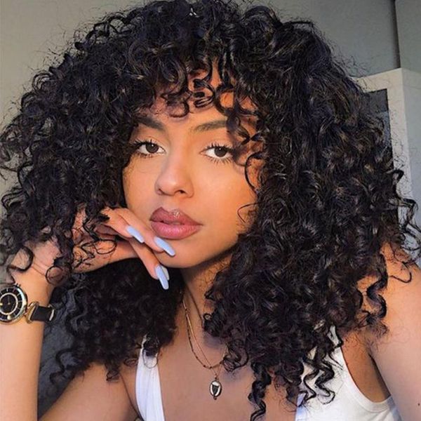 synthetic wigs short afro kinky curly wig hair natural for women black high temperature classic retro mumupi
synthetic wigs short afro kinky curly wig hair natural for women black high temperature classic retro mumupi